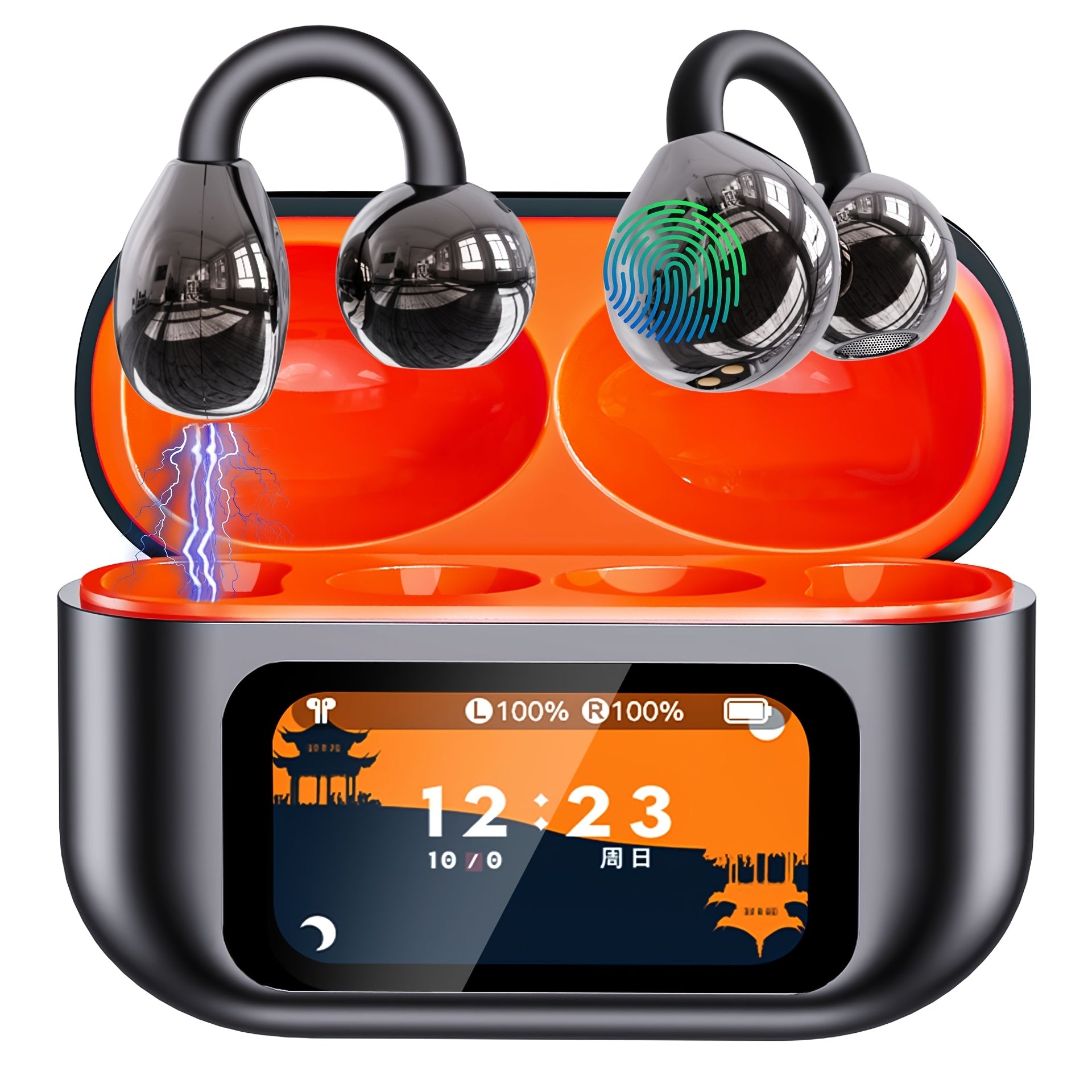 PAVUN AI Smart Translation Headphones Come with a Display, Offer Translation in Over 150 Languages, Feature a High-Definition LCD Screen, Provide 8 Hours of Battery Life, Utilize Wireless 6.0 Technology, And Are Ideal for Sports, Gaming