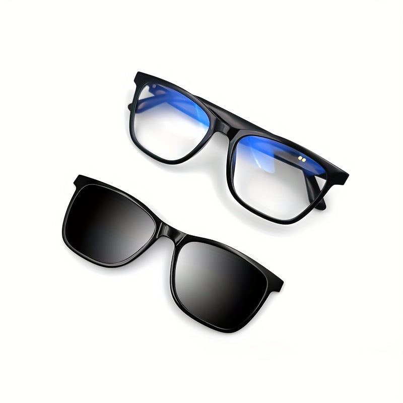 New Smart Glasses with Auto-tinting Lenses That Automatically Transform into Fashion Glasses in Sunlight. Built-in Microphone and Speaker for HD Voice Calls and HiFi Music Quality. Smart Audio Glasses, Ideal for Sports, Driving, Fishing, and Daily