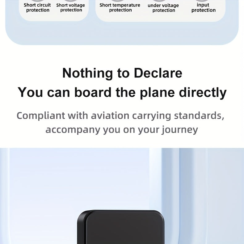 New 10000mAh Magnetic Wireless Power Bank 22.5W/PD20W Mobile Phone Portable Charger LED Battery Display Emergency Backup for Outdoor Travel Charging 3 Devices At The Same Time, Comes with A Stand for Use On The Plane
