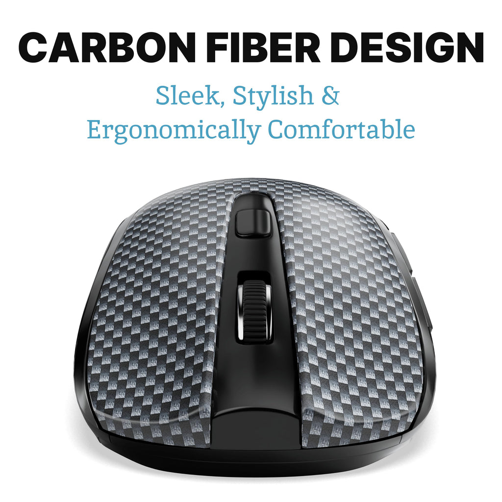 Silent Mouse Wireless – Computer Mouse Wireless, Mouse for Laptop, Mouse USB, Mouse for Chromebook, Mouse Cordless, Mouse Inalambrico, PC Mouse, Computer Mice, Quiet Mouse