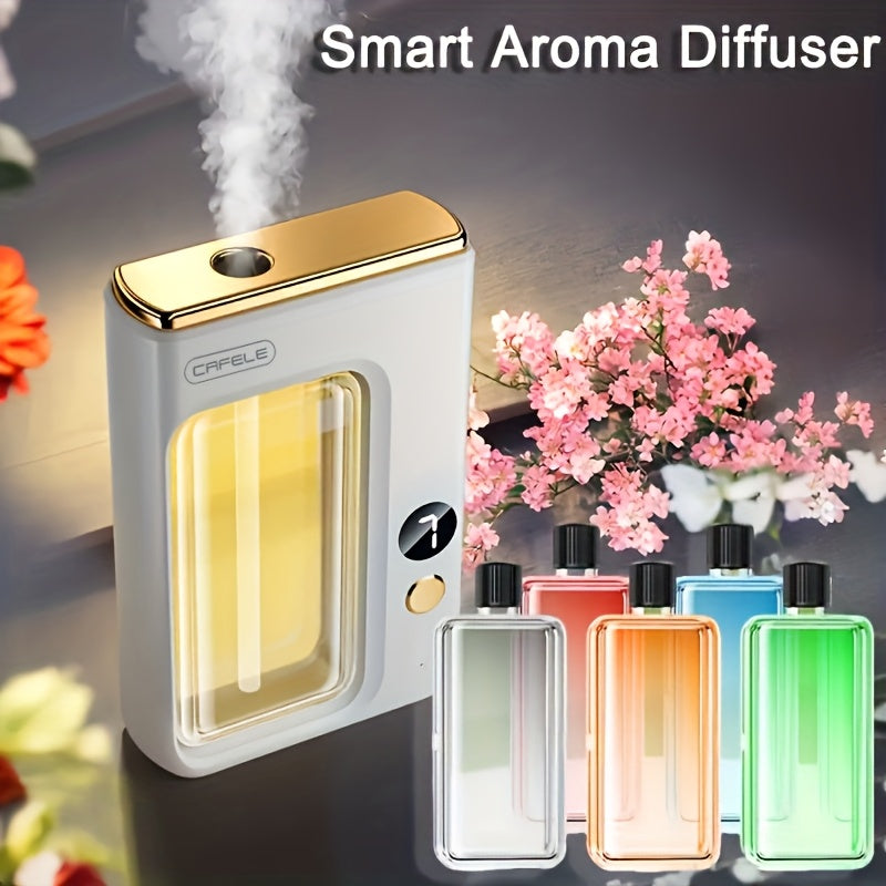 Soundwave Technology Essential Oil Diffuser & Humidifier with, Auto Shut-Off, Quiet Operation, Compact Design for Home, Bedroom, Bathroom, Office - Compatible with Essential Oils for Aromatherapy, Decorative Room Humidifier, Material