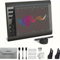 1060Graphic Drawing Tablet, 10 X 6 Inch Drawing Tablet With 8192 Levels Battery-Free Pen And Bag, 12 Hot Keys, Compatible With PC/Mac/Android For Painting, Design & Online Teaching