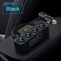 [Super Fast Car Charger] 120W Super Fast 7-in-1 Car Charger - Plug Adapter, Atmosphere Light, Accessories for iPhone 16/15/14/13/12/11 and Android