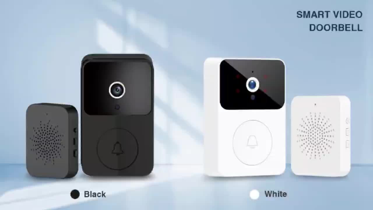 Halloween Special Offer!Wireless Doorbell Camera, Video Doorbell, Smart Doorbell Camera Wireless, HD Night Vision & Motion Alerts - Notification Push Mobile Remote View, Voice Change, Two-Way Audio, 2.4GHz WIFI, Rechargeable, Visual Doorbell, Photo