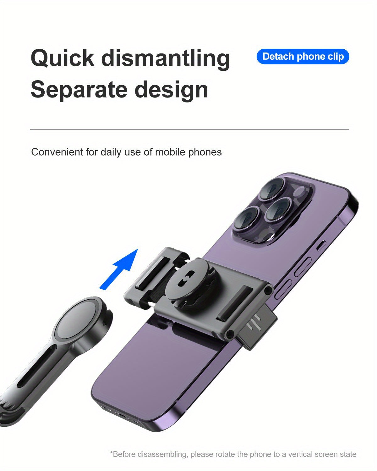 Auto Face Tracking Tripod, Auto Tracking Phone Holder, No App Required, 360° Rotation Face Body Phone Camera Mount Smart Shooting Phone Tracking Holder With Remote Gesture Control For Vlog, Streaming, Video