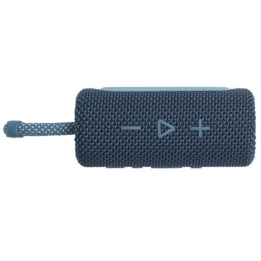 JBL Go 3 Portable Mini Bluetooth Speaker – Big Audio & Punchy Bass in a Pocket-Size Design, IP67 Waterproof & Dustproof for Shower/Beach/Pool, Up to 5 Hours Playtime per Charge, Rugged Fabric & Durable Housing, Integrated Carry Loop, USB-C Fast Recharge,