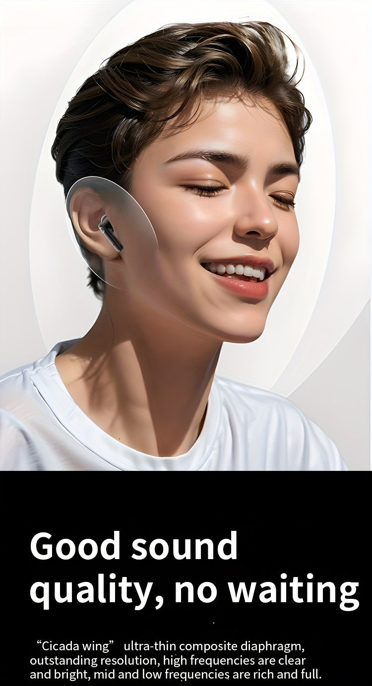 Acer In-Ear Headphones - Wireless TWS, Stereo Sound Effect, Super Long Standby, Chip V5. 4, Rapid Shipping, Multi-Device Compatible with Phone, Pad, Laptop, Ideal for Study, Business, Gym, Running, Perfect Christmas, Gift Present, Wireless Headphones, Bus