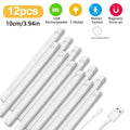 [USB Rechargeable] 12 Motion Sensor Cabinet Lights, USB Rechargeable Wireless Magnetic Cabinet Lights, 3 Modes Suitable For Wardrobes, Kitchens, Stairs, Bedrooms