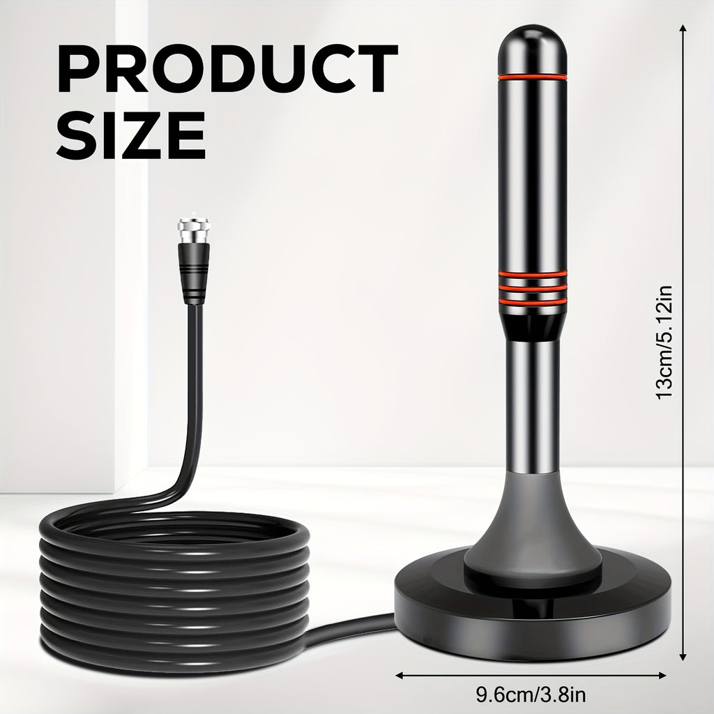 2025 Smart TV Antenna Compatible for -Cutters - Amplified Indoor HDTV Antenna with Signal Booster & Removable Amplifier, 4K/1080P Support, 360° Reception, Free Local Channels (ABC, CBS, NBC) - No /Satellite Fees - Smart TV