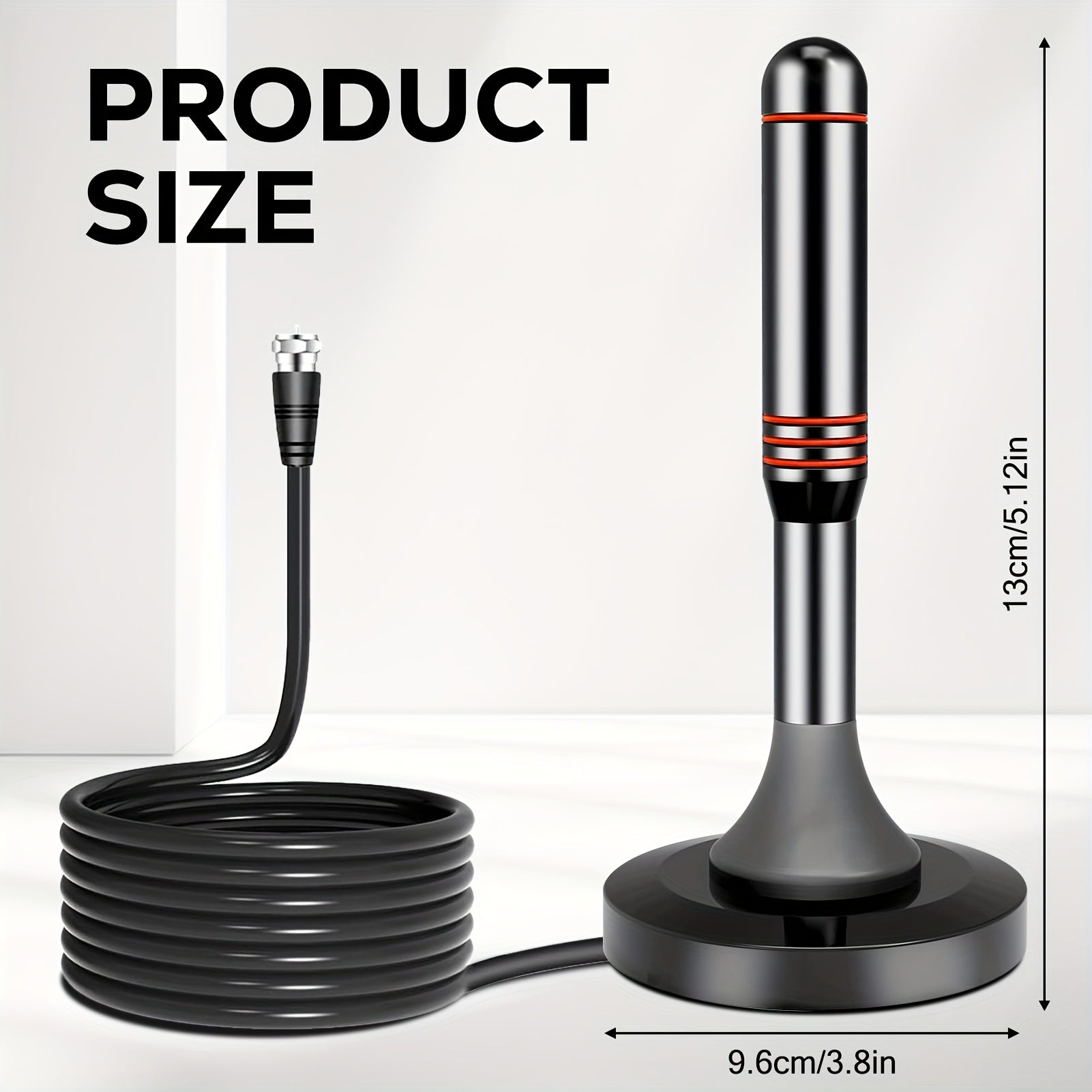 2025 Smart TV Antenna Compatible for -Cutters - Amplified Indoor HDTV Antenna with Signal Booster & Removable Amplifier, 4K/1080P Support, 360° Reception, Free Local Channels (ABC, CBS, NBC) - No /Satellite Fees - Smart TV