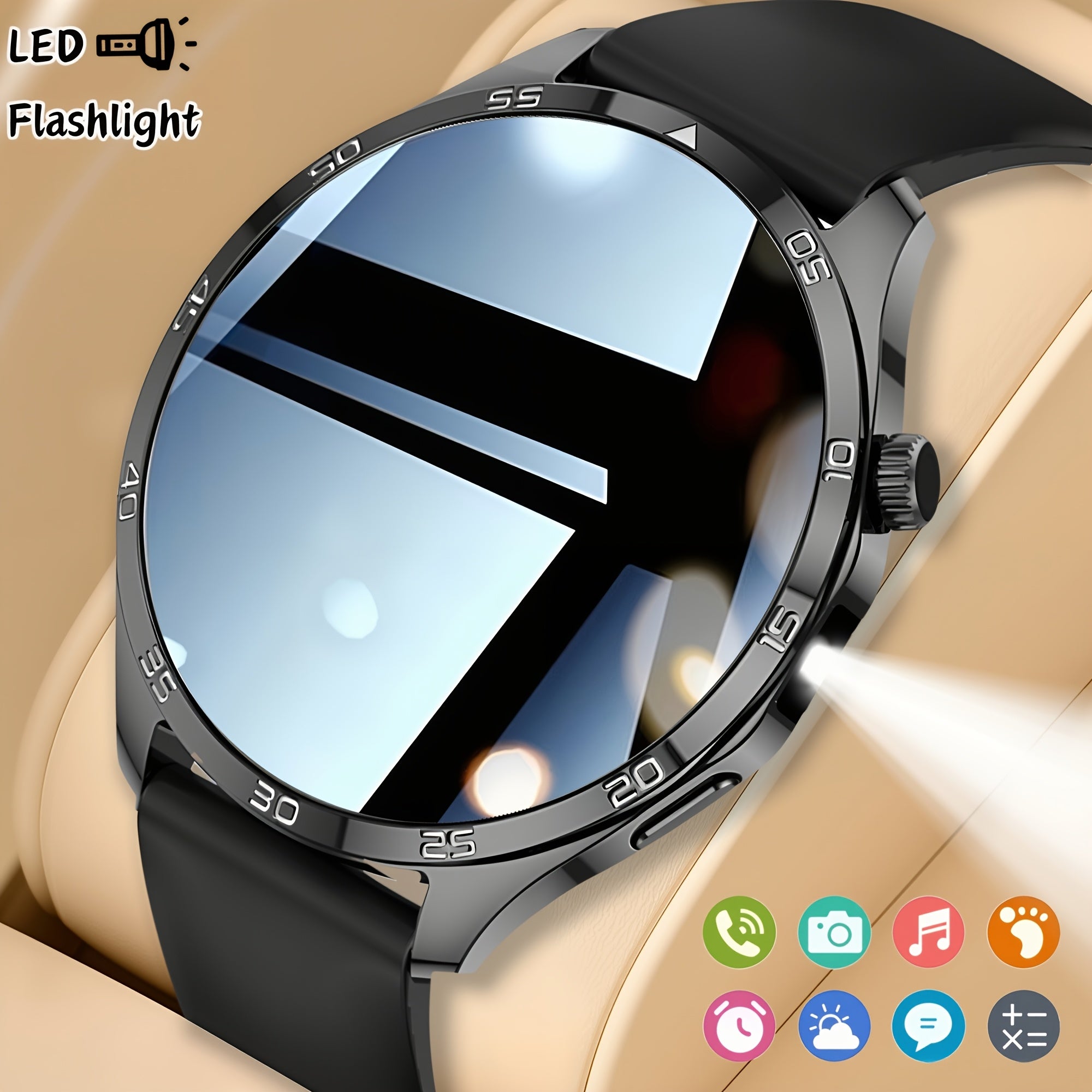 [Valentine's Day Gift] New Smartwatch, Unisex | Valentine's Day Gift - Wireless Calling/Texting/Multiple Sports Modes/Remote Camera Control/Fitness Tracker, Compatible with Iphone And Android, USB Charging, Silicone Strap, Smart Connectivity, Modern Style