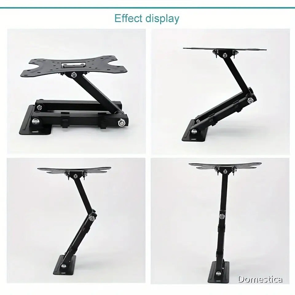 Full Motion TV Wall Mount Bracket Rotating Tilt for 26 32 36 37 40 42 46 49 50 55" | Durable Iron Construction, Adjustable Viewing Angles