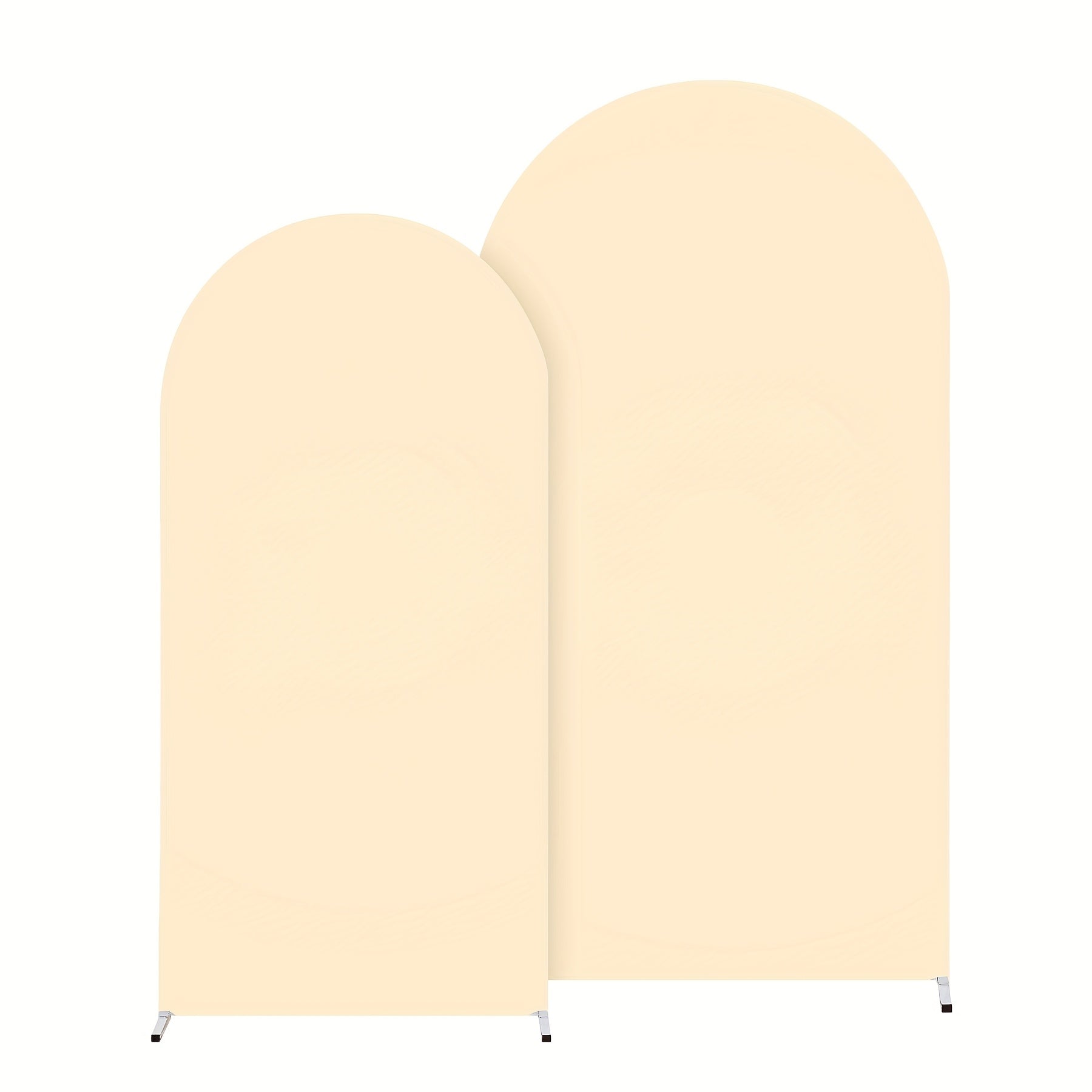 2D Flat, Two Different-sized And Styled Wedding Arch Banner Covers with Stretchable, Wear-resistant And Wrinkle-free Fabric, Tight-fitting Arch Covers Suitable for Wedding Ceremonies, Gender Reveals And Birthday Parties.