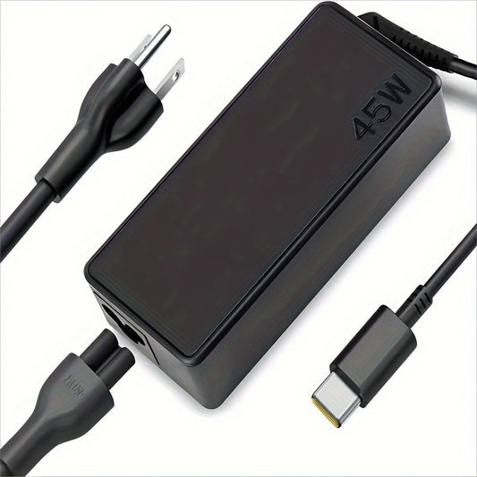 45W Type USB C Laptop Charger for Lenovo Chromebook C330 S330 C340 S340 100e 300e 500e Series, ThinkPad T480 T480s T580 T580s E480 E580 GX20M33579 4X20E75131, for HP Chromebook X360 11 13 14 14A HP Spectre X360 13 Elite X2, for Dell, Acer Chromebook, Asus