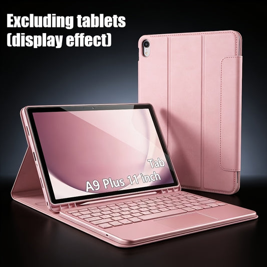 Case for Samsung Galaxy Tab A9 Plus, Detachable USB-C Keyboard Cover & Magnetic Case, Pen Slot, USB- Compatible with iPad Air/MacOS, Protective Cover Suitable for Tablet and Keyboard, Type-C Case Accessory