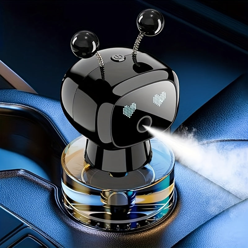 Smart Car Air Freshener, Artificial Intelligence Rechargeable Car Aromatherapy Diffuser, Equipped With Smart Eyes, Smart Car Aromatherapy With Four-level Adjustable Function, Is A Great Gift.