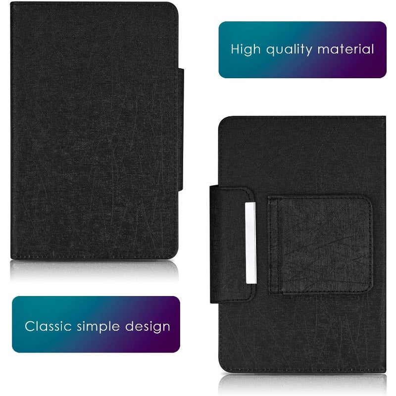 Universal 10.1 Inch Android Tablet Case with Keyboard, Removable Wireless Wireless Keyboard + PU Leather Folio Book Cover + Stand, Travel Portable Sleeve for Ios/Android/Windows System Tablet