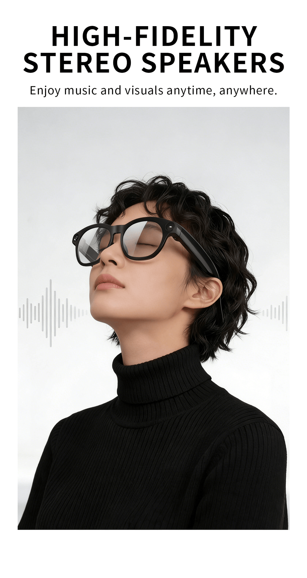 2026 AI Smart Glasses Camera 8MP HD Video Recording Glasses with Audio, Real-Time Translation, Bluetooth Call & Music, AI Object Recognition, Touch Control, Wearable Camera Glasses for Men Women Travel Outdoor
