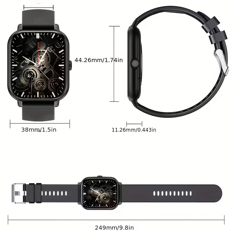 [Smart Watch & Glasses] 2026Ai New Full-Touch Smart Watch And AI Translation Smart Glasses Set, Real-Time Online Translation in Multiple Languages And Photo Translation at Your Fingertips. Built-In Microphone And Speaker, Supports Calling And Music Playba