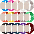 15pcs of Sports Watch Straps That Fit Apple Watch Sizes 44Mm, 45Mm, 46Mm, 49Mm, 42Mm, 41Mm, And 38Mm, Suitable for Both Men And Women. These Soft Silicone Bands Are Designed for Iwatch Series 10, 9, 8, 7, 6, SE, 5, 4, 3, 2, And 1