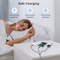 Set of 2, 3-In-2 Multi Charging Cable Designed for Fast Charging for Apple Watch. It Features a Portable USB C/A Connection Compatible with Iwatch Ultra/Series 10/9/8/7/6/SE2/5/4/3/2 And for Iphone 16/15/14/Galaxy