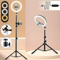 UEGOGO LED Photo Ring Light with 43-Inch Adjustable Stand Phone Holder, USB Powered Studio Lighting for Photography, Video Recording, And Streaming - Portable Circle Fill Light for Outdoor Use