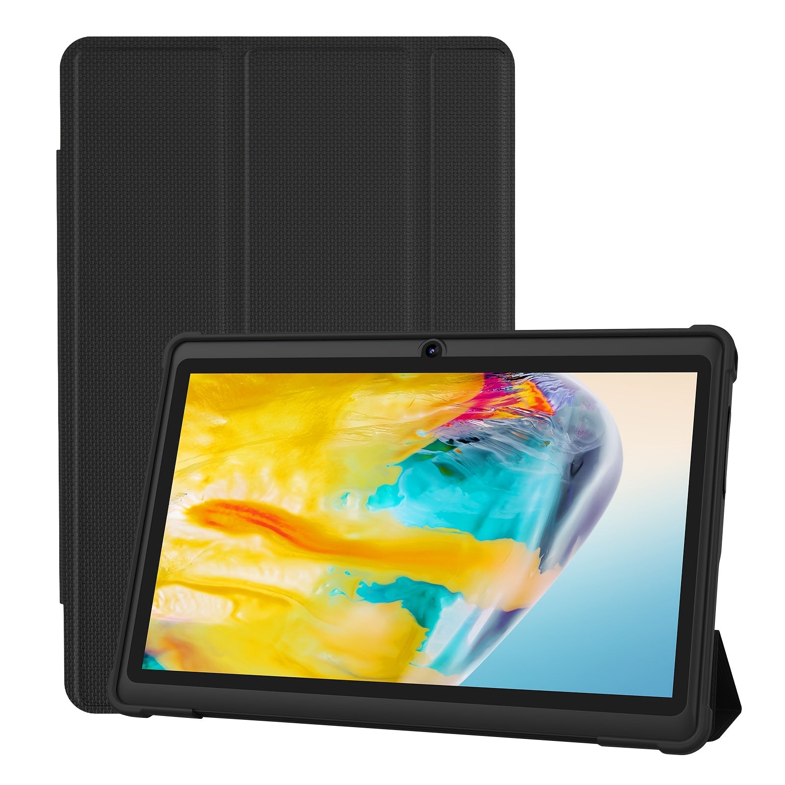 7-Inch Android 13, 4GB RAM (2G+2G Memory Expansion), 32GB ROM, Protective Case, Supports 1TB Storage Capacity, 3500Mah Battery, HD 1024*600 Ips Screen, Dual Camera, Classic Style Wifi Tablet PC, Tablet, Pad, Tablet, Pad