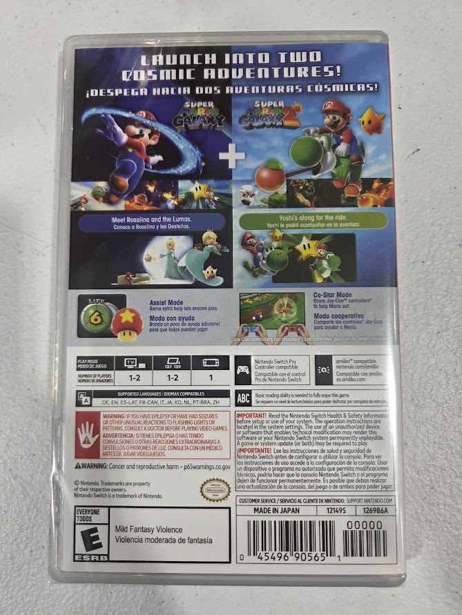 Super Mario Galaxy + Super Mario Galaxy 2 Switch New Game Special [US 2025 Misc]
