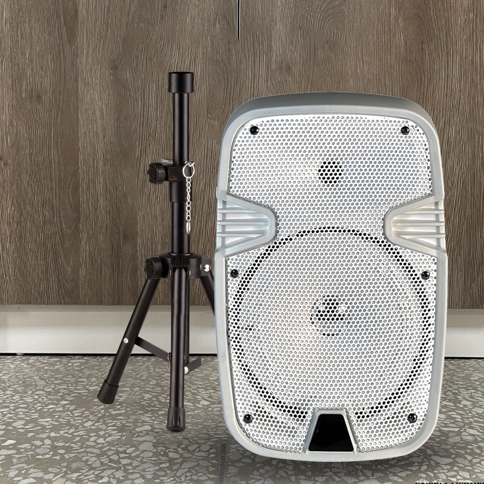 A 1000W Robust Portable Wireless Party Speaker Featuring an 8-Inch Woofer, Equipped with a Wired Microphone, Delivering Deep Bass, And Supporting USB, SD, FM, And AUX Inputs, with an 8-Hour Playtime Suitable for Djing, Karaoke, And Home Gatherings