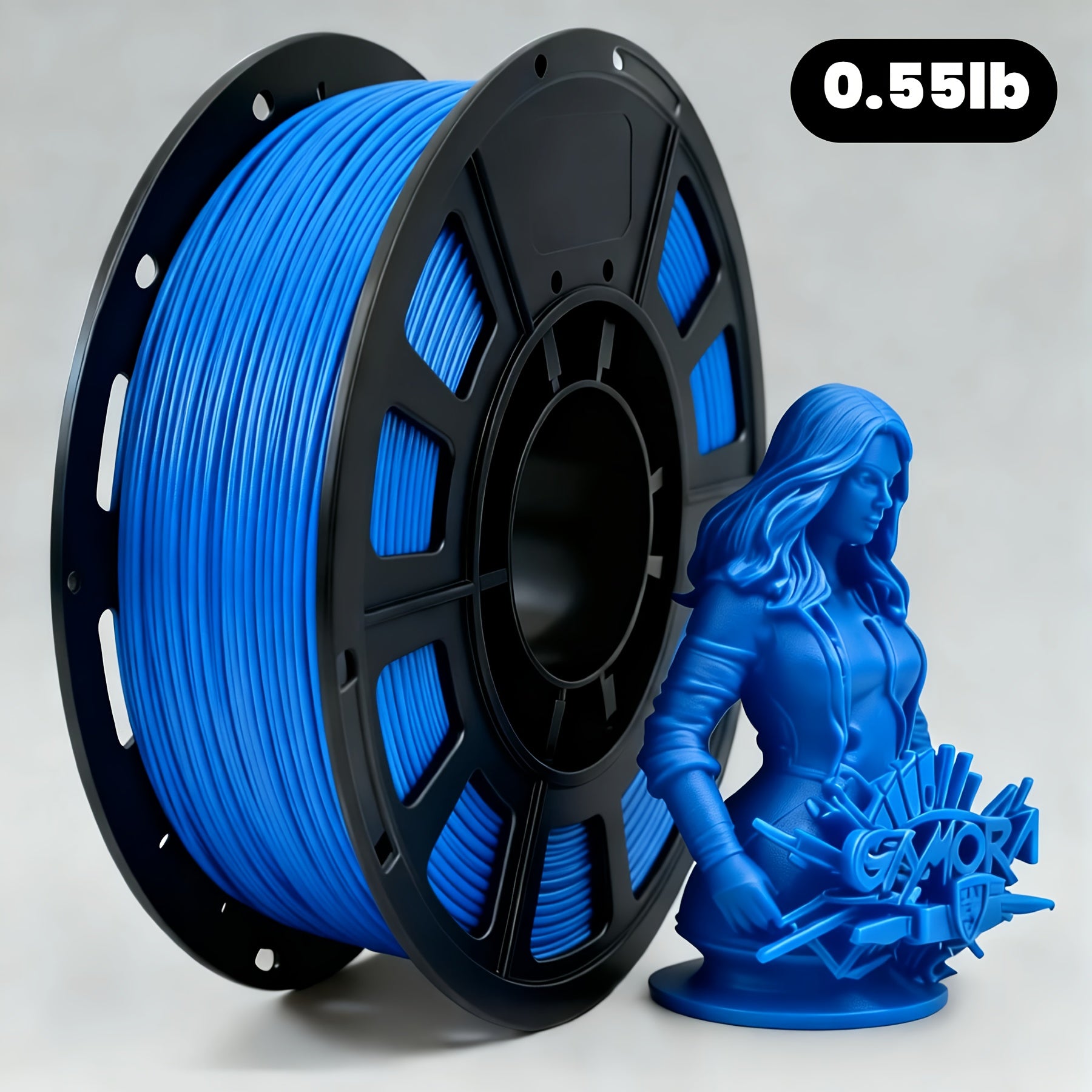 Special Consumables for PLA 3D Printers, Weighing 250G (0.55LB), Featuring 1.75Mm Fiber Diameter And a Dimensional Accuracy of +/-0.02Mm, Available in Various Colors, with Low Warping, Packaged in a Vacuum Box