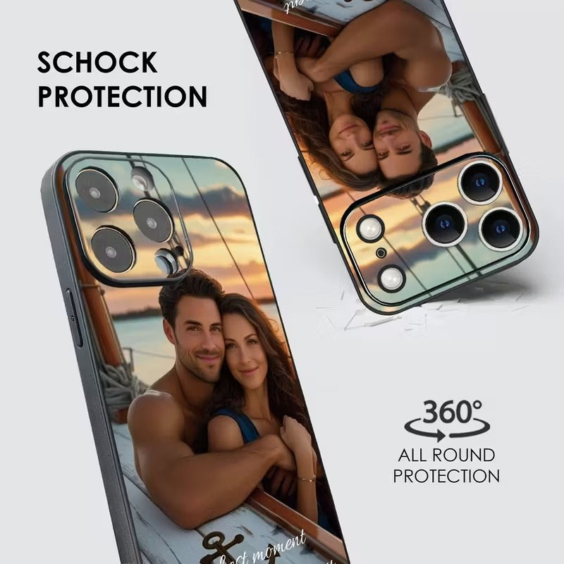 Phone Case: Custom Phone Case - Personalized Case for iPhone 17/ 16/ 15/ 14/ 13/ 12/11 Pro Max/ Pro/ Plus, Minimalist & Stylish, Durable, Perfect Creative Gift for Birthdays, Anniversaries, Valentine's Day, Weddings, Halloween, Christmas.