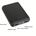 20000mAh Power Bank 5V 3A Fan Portable Charging Power Supply Phone External Battery for Fan Vest Jacket Cool Clothing
