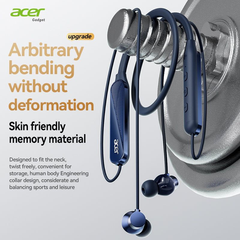 [Acer Genuine Product] True Wireless Stereo Earphones, Deep Bass Stereo Calling Noise Reduction, Extra-long Standby, Sports Running In-Ear, Low Latency Gaming Mode, Hi-Fi Sound, Lightweight Touchscreen Design, Comfortable Even After Prolonged