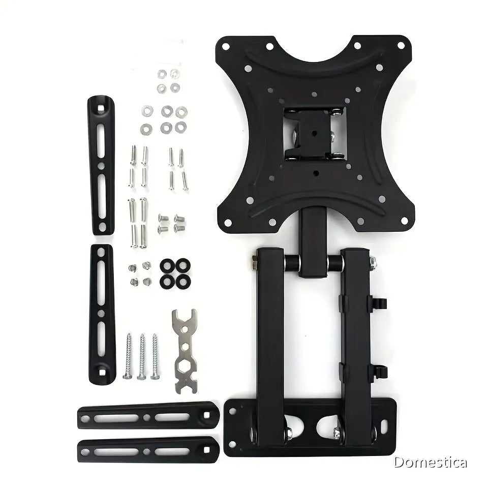 Full Motion TV Wall Mount Bracket Rotating Tilt for 26 32 36 37 40 42 46 49 50 55" | Durable Iron Construction, Adjustable Viewing Angles