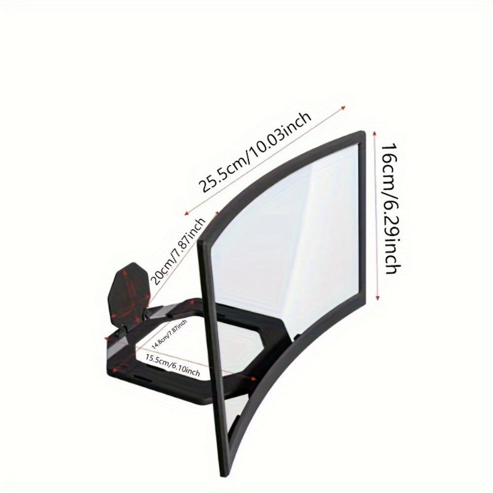 [HD Mobile Magnifier] 12-Inch Curved HD Mobile Phone Screen Magnifier - 1:1 Isotropic Magnification, Easy to Use And Carry, Phone Additions