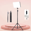 ZOMEI 43.3" LED Square Light Kit, Video Photography Lighting Kit, Adjustable Light Dimmable Studio Light with Tripod Stand & Phone Holder, LED Light for Video Recording, Game Streaming