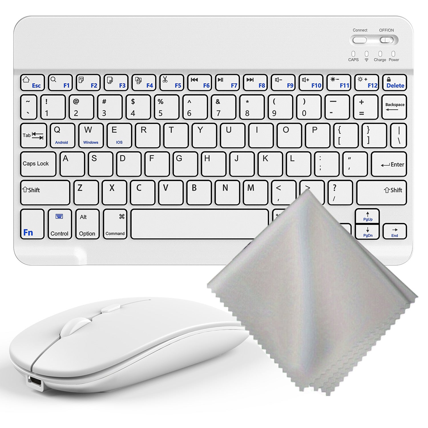 Get The Ultimate Gaming Experience with This Wireless Keyboard and Mouse Mouse Pad Combo /Wireless Keyboard and Mouse with Cleaning Cloth Combo