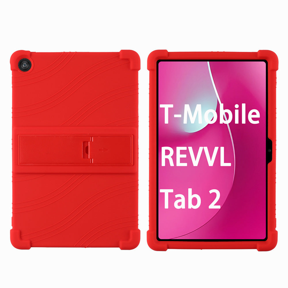 Compatible with T-Mobile Revvl Tab 2 Tablet Case 10.1inch Shockproof Soft Silicone Protective Cover