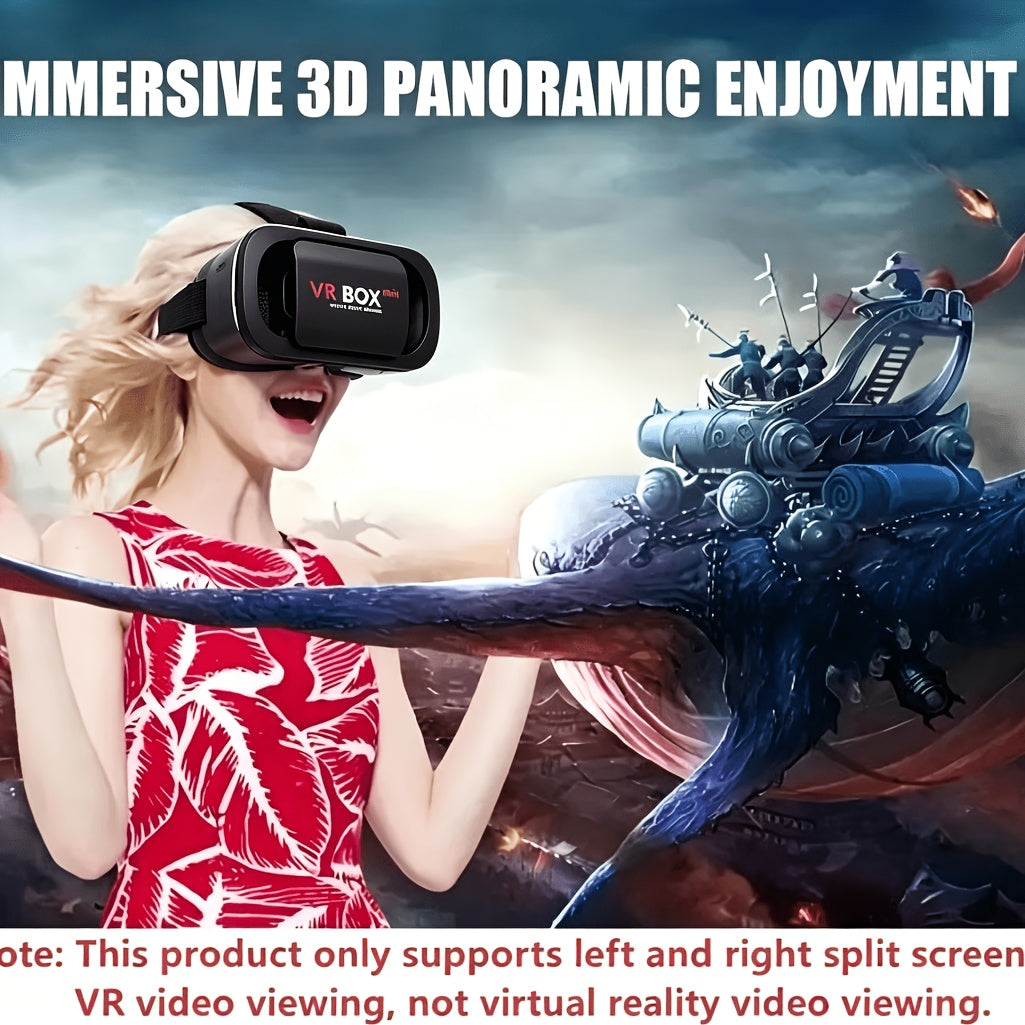 2026 New Mini 3DVR Glasses And Handheld Game Console Set, HD Virtual Reality Glasses with Retro Handheld Game Console, Small Head Size Friendly, Immersive Viewing, Portable Design, Play Games Anytime, Retro Nostalgic Game Console