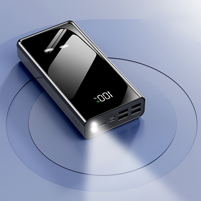 [50000mAh Power Bank] 50000mAh Ultra-High-Capacity Power Bank | Portable with LED Flashlight, Power Display, Multiple Ports | Fast Charging for Smartphones, Devices
