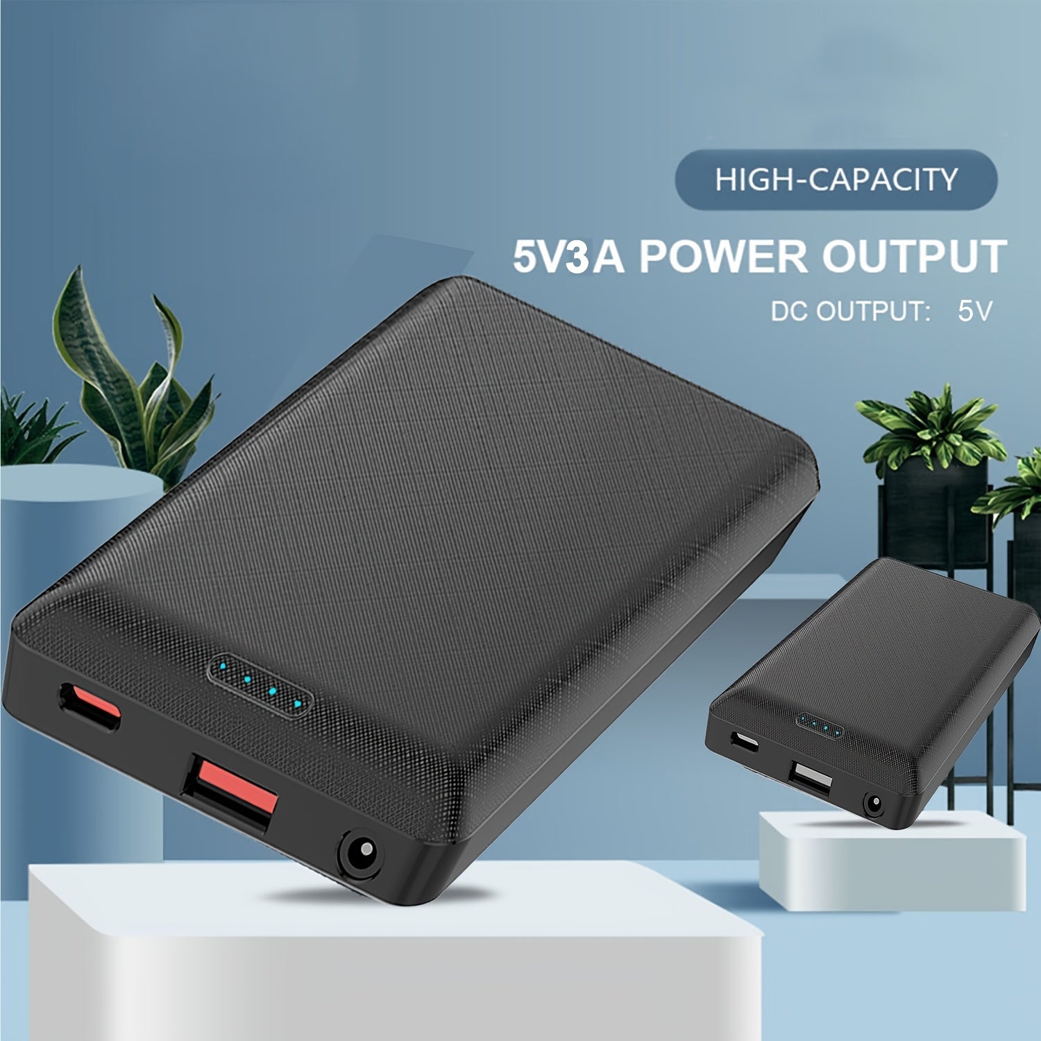 10000mAh Power Bank DC5V 3A Portable Charger External Battery Pack For Heating Vest Jacket Scarf Gloves Electric Heating Equipment