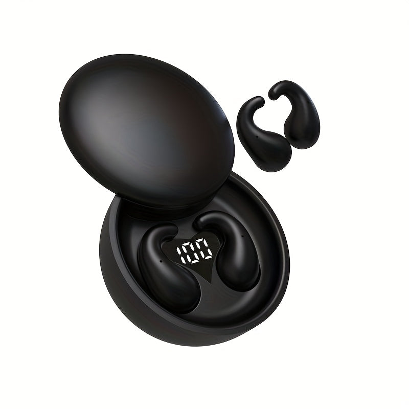 Ultra Thin Bluetooth Earphones, Wireless Earphones, Invisible Sleep Earphones, No Latency Gaming, Intelligent Noise Reduction, Ultra Long Battery Life, Mini Sleep Earphones, Ultra Long Standby, Comfortable to Wear, Bluetooth 5.4 Earphones, Suitable for Wo