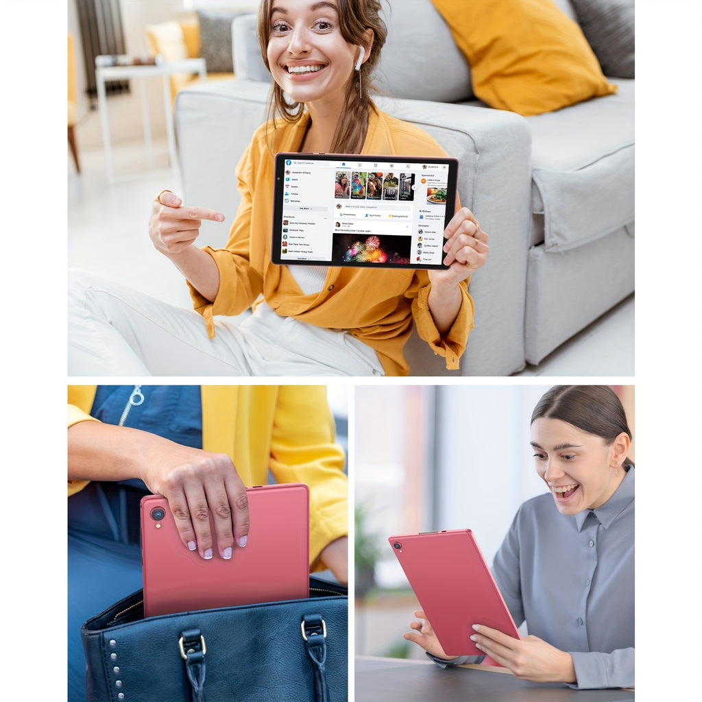 Android 12 Tablet, 10-inch Android Tablet, Quad-core Processor