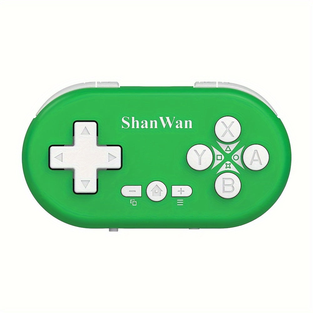 ShanWan Mini Controller Keychain, Compatible with All Mobile Operating Systems. Features Wake Function, Gyroscope Axis, Turbo, and Dual Vibration