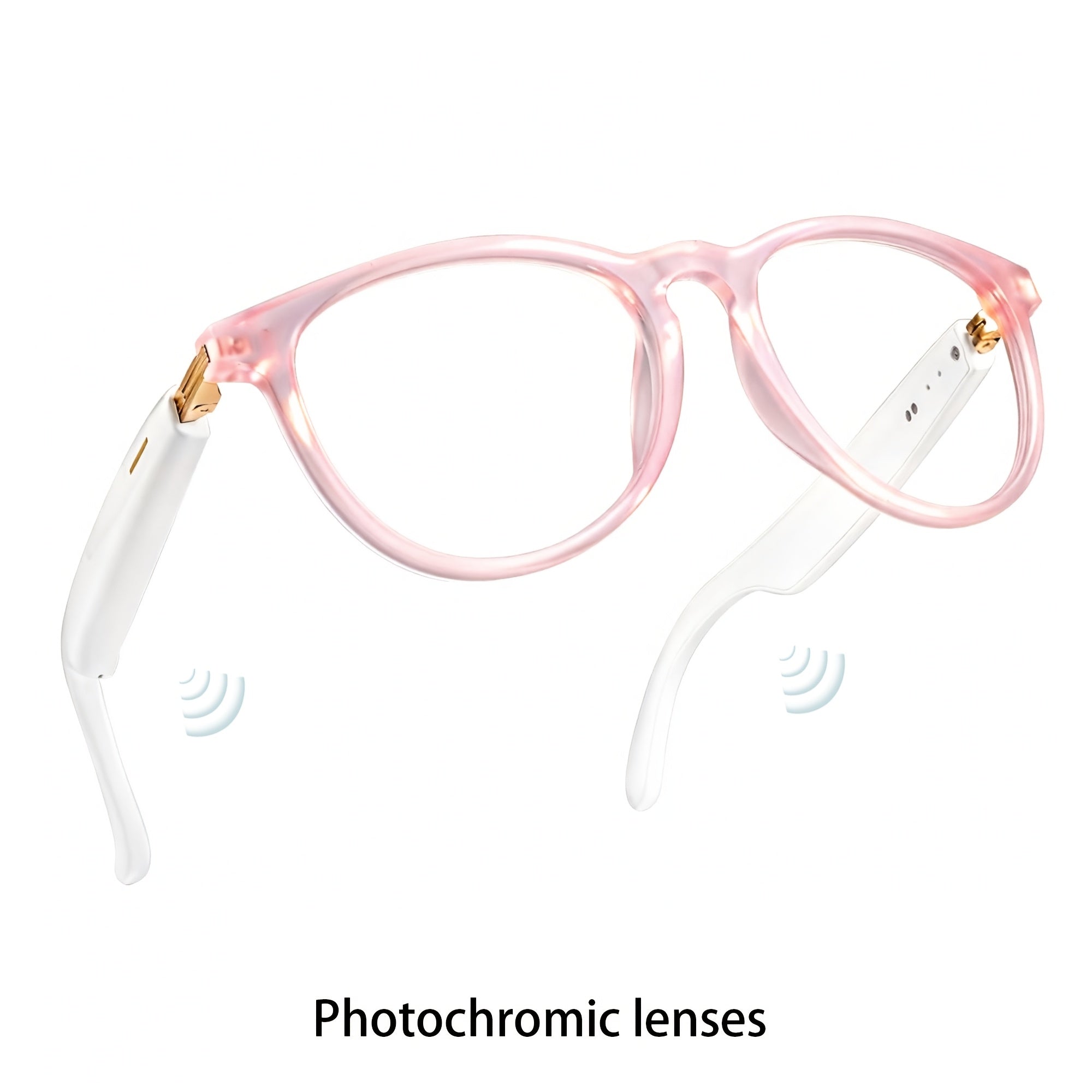 AI Smart Glasses, Supporting Real-time Translation in 160 Languages, Equipped with a GPT Chat System, Unisex Multifunctional Audio Glasses with Built-in Microphone and Speaker, Featuring Music Playback and Hands-free Calling During Calls