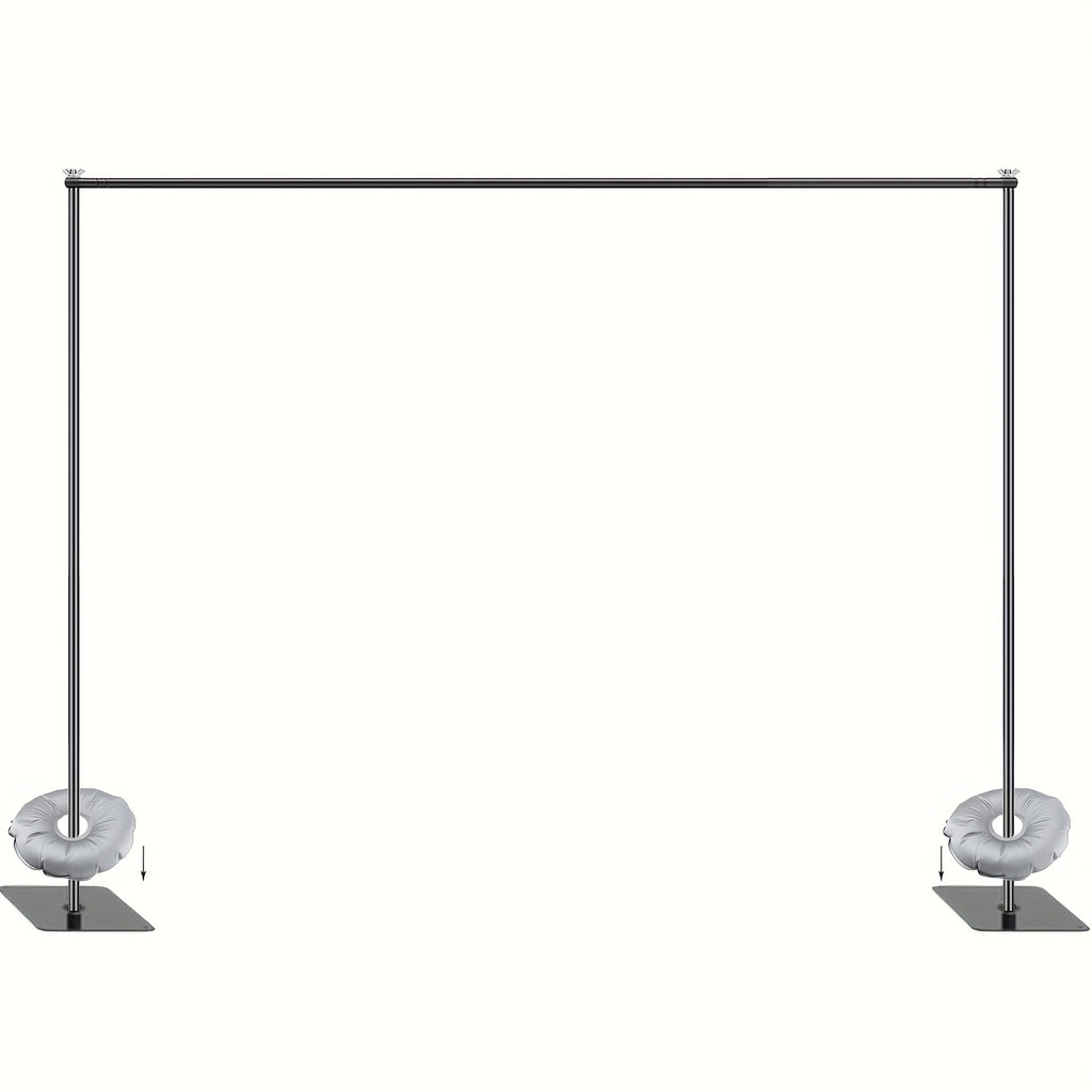 christmas 10x6.5ft Adjustable Backdrop Stand - Heavy Duty Metal Background Support System for Photo Studio, Events, Wedding, Birthday Parties