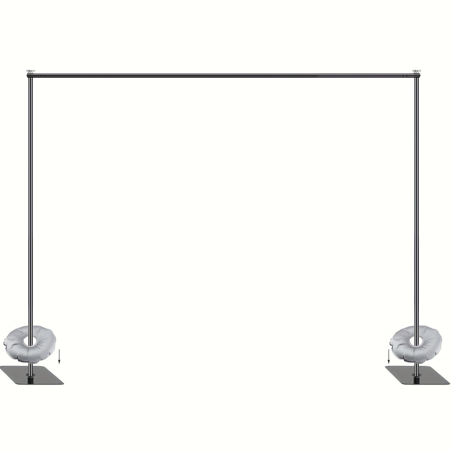 christmas 10x6.5ft Adjustable Backdrop Stand - Heavy Duty Metal Background Support System for Photo Studio, Events, Wedding, Birthday Parties