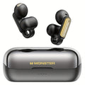 Monster Wireless Earbuds Open AC601, Comfort Clip-On Earbuds, Open Headphones with Environmental Noise Cancellation, Touch Control Wireless Headphones
