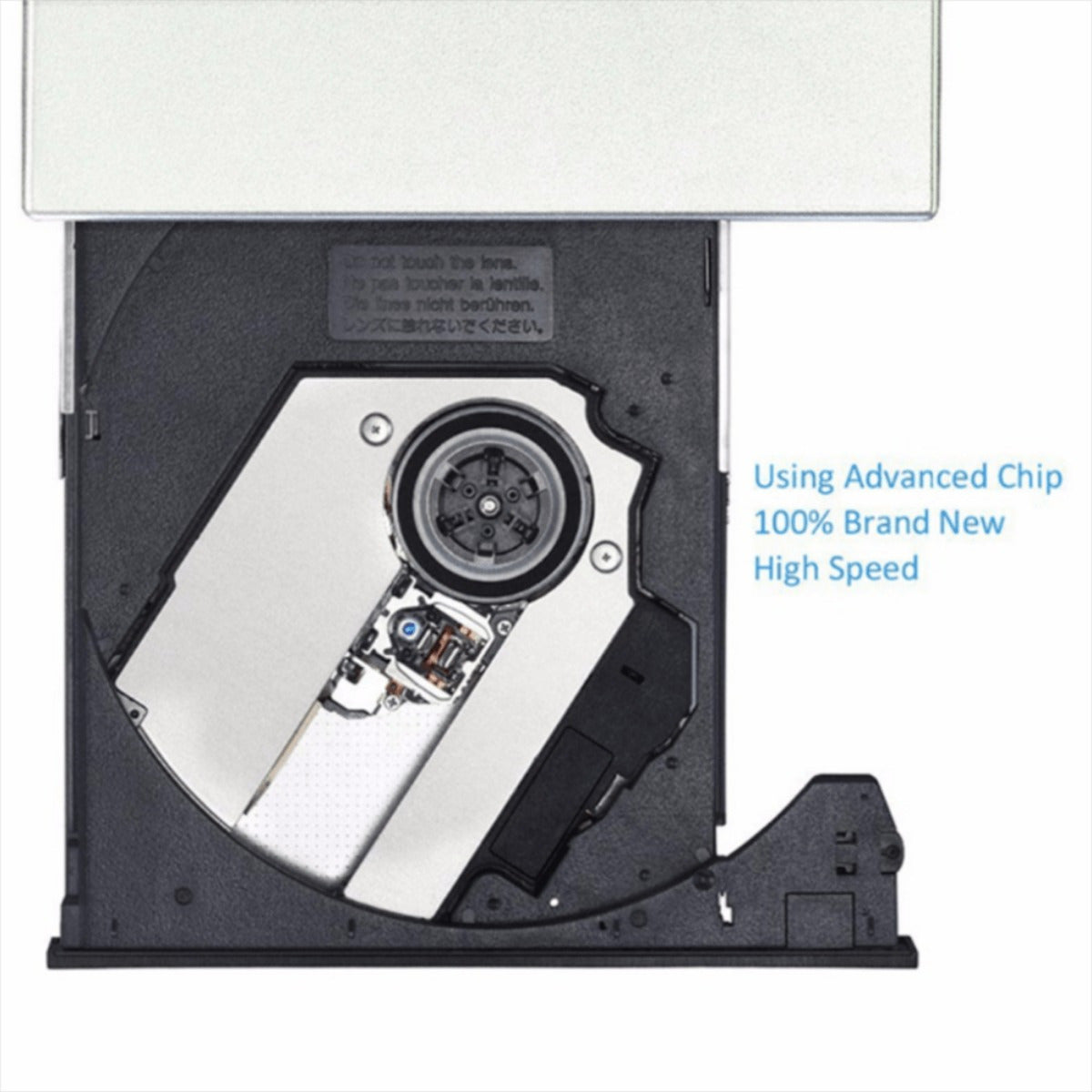 External DVD CD/DVD-ROM CD-RW Player Portable External CD-RW Drive DVD-RW Burner Recorder Player for Laptop Desktop Computer with Storage Bag