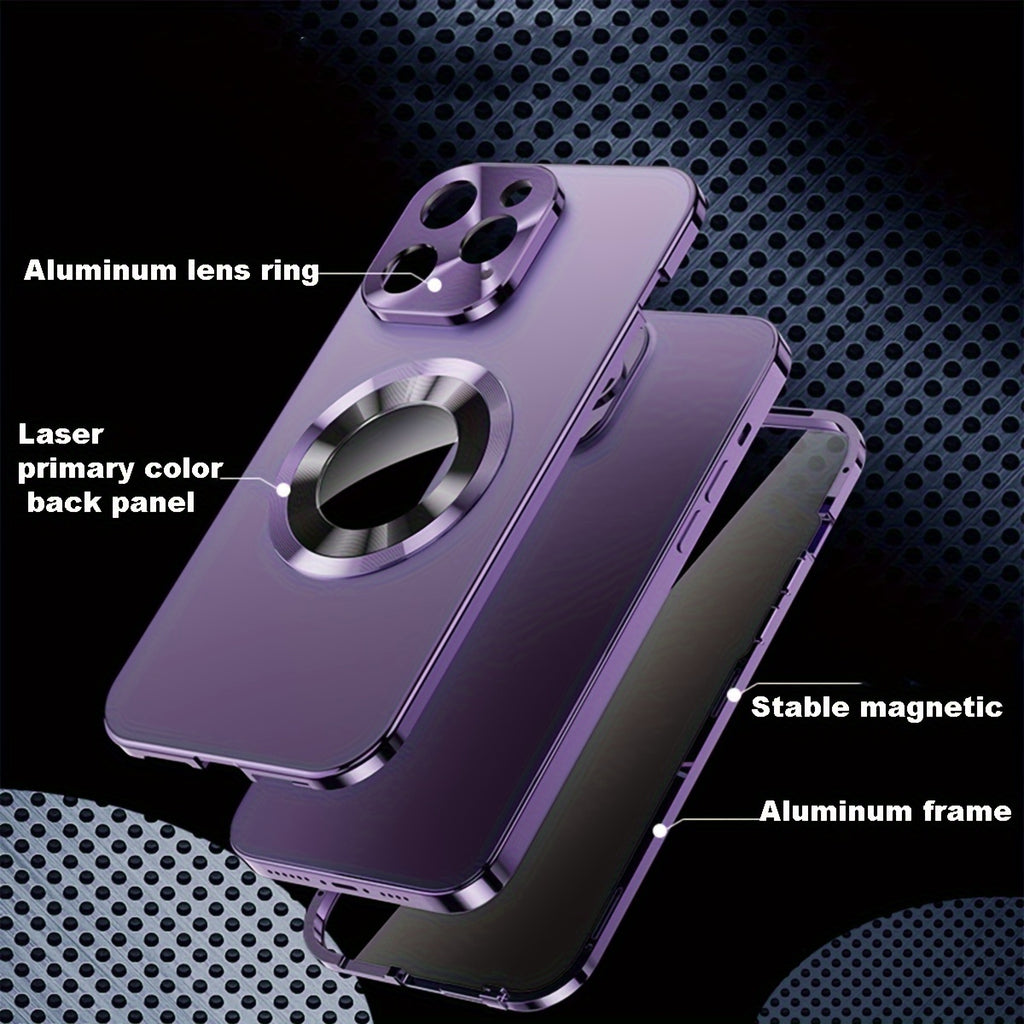 [Magnetic 2-In-1 Case] Phone Case - New Anti-Spy Phone Case Series, Magnetic 2-In-1 Design, Complete Protection Case, Compatible with Iphone 16/15/14/13/12 Pro Max Plus, All-Round Lens Protection Case
